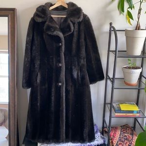COPY - Vintage 1960s era faux fur coat